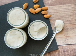 Panna cotta végétale à l'amande et à la vanille
