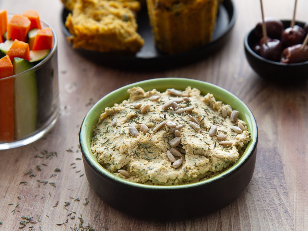 "Fromage frais" (ou faux-mage) de tofu lactofermenté au miso et au thym