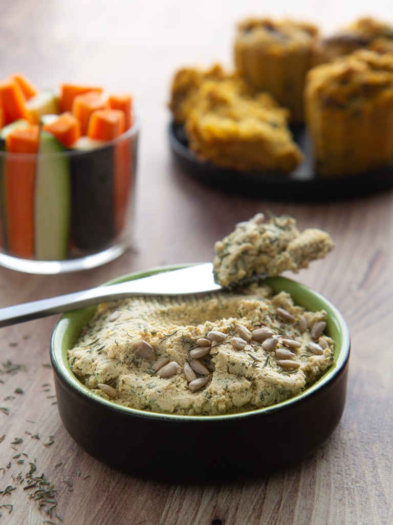 "Fromage frais" (ou faux-mage) de tofu lactofermenté au miso et au thym