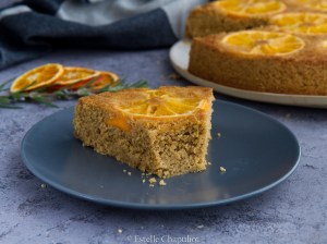 Gâteau renversé à l'orange (vegan et sans gluten)