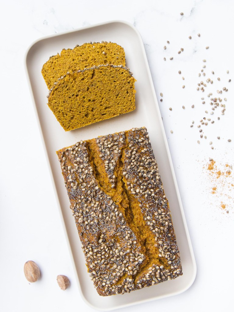 Cake au potimarron, au sarrasin et au curry (vegan, sans gluten)