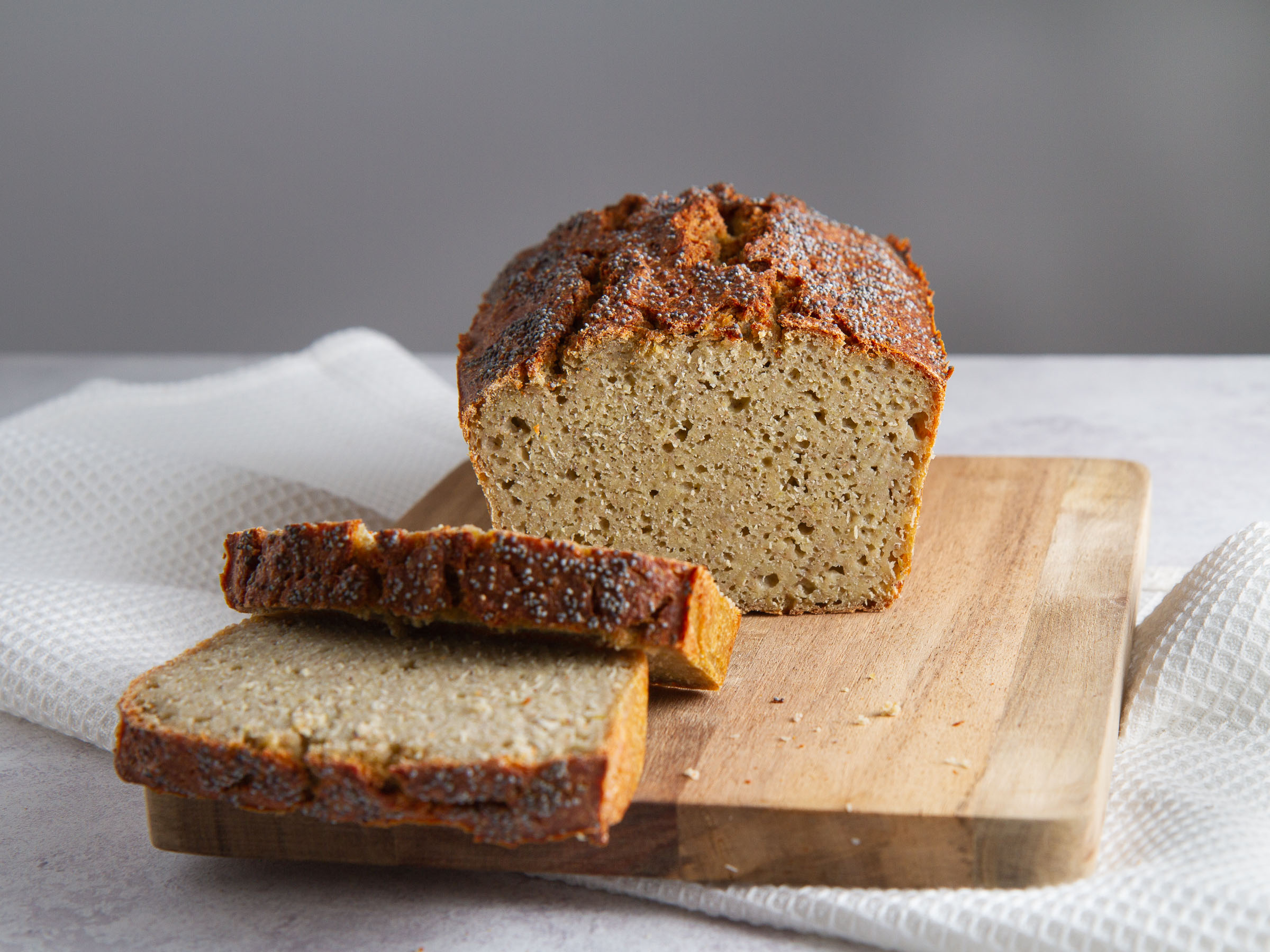 Pain aux grains de sarrasin et aux pois cassés fermenté (vegan, sans gluten)