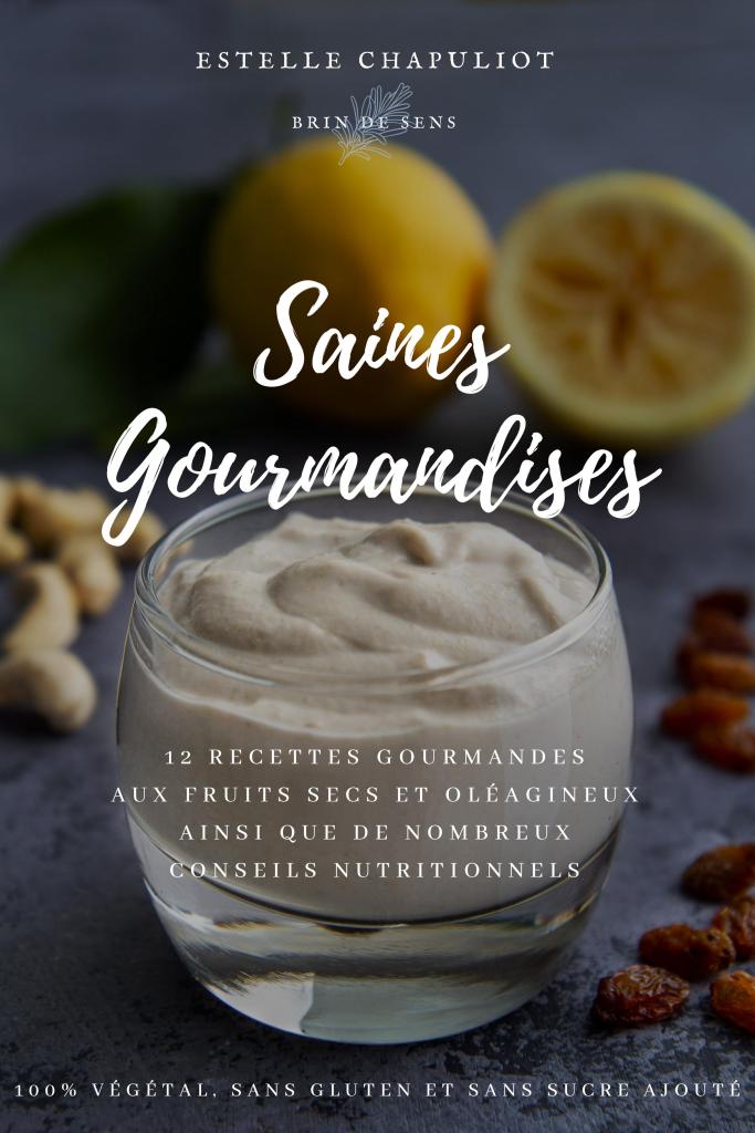 Couverture livre Saines Gourmandises - Brin de Sens