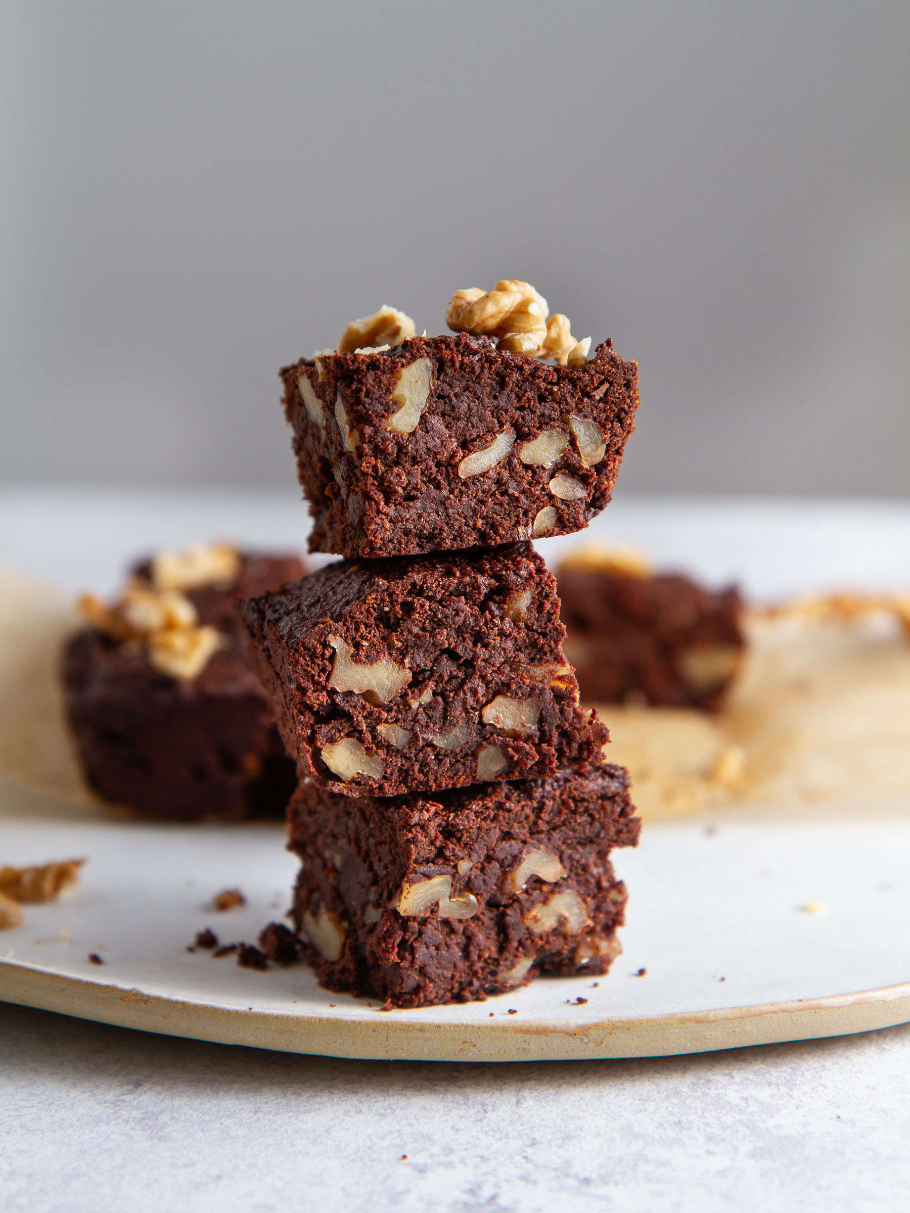 Brownie au chocolat et aux noix (vegan, sans gluten)